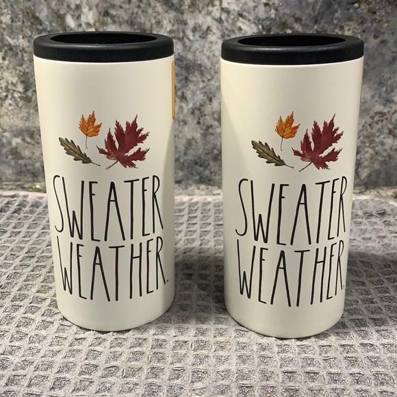 Rae Dunn Other - Rae Dunn SWEATER WEATHER Slim Can Cooler Set